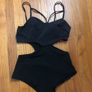 Cut out body suit